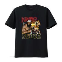 Kimbo Slice Vintage Rap T Shirt vintage Washed graphic Versatile Soft Stretched Comfortable Bre L brown