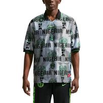 Nike Nigeria National Team Soccer Jerseys Men's White/Black/Pine Green/Electric Glow Green V Neck Moderate IH1278-100 S pušies žalios spalvos