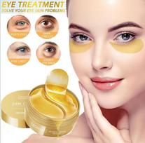 24k Gold Under Eye Patches eye mask, Collagen Skin Care Products, Eye Patches for Puffy Eyes masks for dark circles, Wrinkles and puffiness, Revi beige