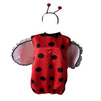 Medžiaginiai Helovino bitės kostiumai, kojų rankovės, Helovino kosplėjus, boružėlės rinkinys, europietiški ir amerikietiški M-Ladybug  Adult red
