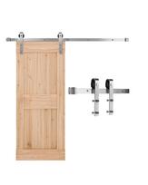 VEVOR 5 pėdų stumdomųjų klojimo durų furnitūros komplektas, 330 svarų svorio talpa 150 x 4 x 0.6 cm
