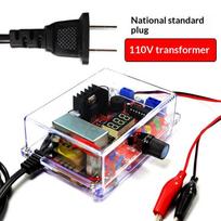 LM317 DIY Adjustable Power Supply Kit 110V 220V AC to 1.25V-12V DC Regulated Module for Portable Custom Power Builds A3