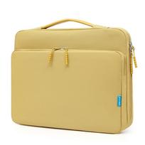 Laptop Sleeve Bag 13.3 14.1 15.6 Inch Notebook Case For Macbook Air Pro Portable Travel Carrying Bag Computer Waterproof For 13-14 Inch beige