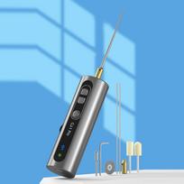 Electric Glue Removal Tool Phone Screen Degumming Remover 9 Level Adjustable LCD Clean Machine Comes with Types of gray