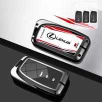 Cinko Lydinio Automobilio Raktų Dėklas Dangtelis Raktų Pakabukas Skirtas Lexus IS ES CT200H NX LX 250 300 350 450H 300H ES300h ES200 UX250h LS350 LS500h ES350 black