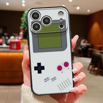 Retro Game Boy Camera Print Case For iPhone 17 18 Pro Max Magnetic For Magsafe Skin Feel Hybrid Phone Cover For iPhone 16 15 14 13 Pro Max iPhone 15 gray