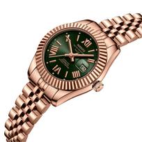 NIBOSI Women's Watch Analog Quartz Waterproof Ladies Wrist Watches with Date Dainty Gold Fashion Luxury Stainless Steel Watch black