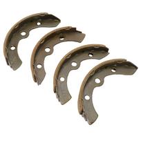 Golf Cart Brake Shoes 1018232 01 Replacement for Club Car DS G E 1995 and Later Front Rear Brake Shoe Set black