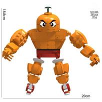 Italian Brainrot Tung Tung Sahur Block Toy Tralalero Tralala Ballerina Cappuccino Assassino Block Toy Bombardiro Crocodilo Block brown