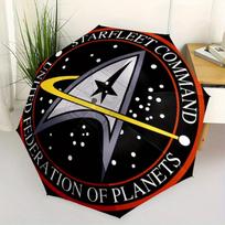 Star Trek Umbrella   Cute Umbrella with Cute Design, Portable 3 Fold Compact Umbrella for Men & Women,S365 gray