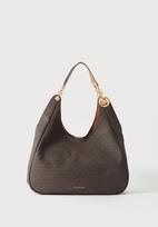 MICHAEL Michael Kors Rankinė ant peties 'Ellie' ruda / tamsiai ruda