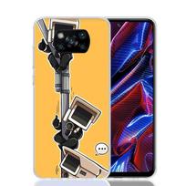 S-Skibidi Toilet Mobile Cell Phone Case For Xiaomi Poco F7 Ultra X7 X6 Pro X5 Redmi 15 15C 13 13C 12 12C 10 10A 10C 9 9A 9C 9T S Xiaomi Poco X5 Pro yellow