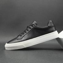 Leather board shoes men's trendy versatile shoes men's shoes men's light luxury high-end casual shoes men's flat shoes 43 juoda