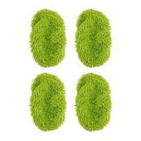 Brand New Microfiber Mop Pads Dry And Wet Refill 25.5*11.5 Cm Accessories For Sweeper Replacement Reusable Household Supplies green