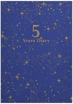 Artemis Constellation NV 5-Year Diary, Design, Blue, DP5-SE mėlyna