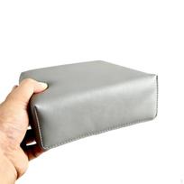 Pilateso Reformerio Pagalvėlė Galvai Paminkštinta Odą Primenanti Kaklo Atrama pilka spalva