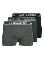 Jack & Jones Junior Apatinės kelnaitės 'JAC Black Friday' antracito spalva / tamsiai žalia / juoda / balta