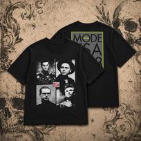 Depeche Mode Tour 1988 T-shirt, Vintage Depeche Mode Band Tee, 80s Synth Pop New Wave Shirt, Retro  Oversized Unisex Streetwear Trendy Cotton 4XL gray