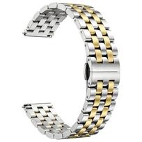 18/20/22mm Stainless Steel Band for Huawei Ultimate GT 6 Pro Runner 2 Bracelet for Amazfit Balance Cheetah 2 T-Rex 3 Pro Straps 18mm white