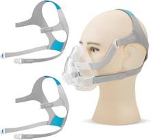 F20 universal respirator mask headband 2 packs soft and comfortable adjustable replacement headband white