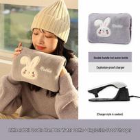 2026 Rechargeable Electric Hot Water Bottle & Hand Warmer with Explosion-Proof Design Pre-filled Single Box {Flat Charging Required}