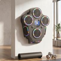 Interactive Boxing Target Machine | Five Circular Striking Pads, wallattached Target, for gray