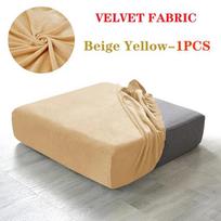 Super Velvety Sitting Cushion Case Stretchy Thickened L Shape Corner Armchair Couch Fitted Cover Fitted Cover Couch Protector For Family Room Back Cushion Cover