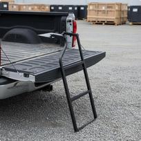 Pickup Truck Tailgate Ladder Easy Installation Foldable Bed Step gray
