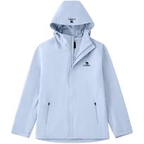 CAMEL All weather Breathable Cooling UV Protection Water Repellent Windproof Thermal Windbreaker Jacket Unisex AD12263538 S gray