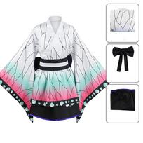 Polyester Kamado Nezuko Cosplay Dress – Perfect Stitches Comfort Butterfly,M white
