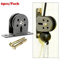 2pcs/Pack Fitness Cable Pulley DIY Pull Lifting Machine Build Roller gray