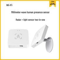Graffiti Zigbee Millimeter Wave Human Sensor Compatible with Zigbee2MQTT white