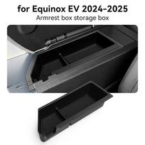 Center Console Armrest Storage Box for 2024-2025 Traverse Equinox EV ABS+PVC gray