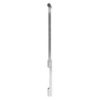 Stainless Steel Soil Probe T Handle Soil Sampler Probe Rod for Plant Care Garden Lawn Farm gray