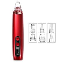 Acne Black Dot Pimple Blackhead Remover Electric Vacuum For Face Cleaner Pore Against Black Dots Facial Cleansing Skin Care Tool red