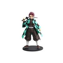 15cm Anime Demon Slayer Figure Doll Toy Nezuko Tanjirou Zenitsu Inosuke Kyoujurou Shinobu Giyuu Qposket Model Toy Children Xmas Present beige