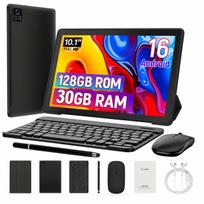 Planšetė Android 16 Planšetė 30GB RAM 128GB ROM 2 TB TF 10 colių Planšetė 8 branduolių 6200 mAh Tablet+Keyboard set juoda