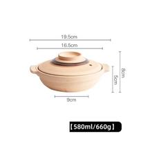 Japanese Soup Pot Crock Ceram Casserol Pots Ceramic Rice Noodle Saucepan High Temperature Resistant Cooking Pan For Gas Stove