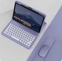 Tablets Keyboard Case for Xiaomi Pad 6 Pad 6 Pro Mi Pad 6 11 Inch Stand Keyboard Cover with Pencil Holder Funda English Keyboard gray