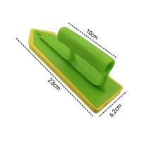 Epoxy Sand Trowel Set: Grout Spatula, Plastering Knife & Color Sponge Thick Green EVA Sponge Trowel green