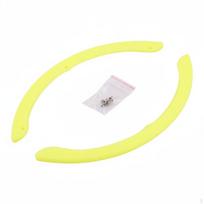Snieglentės apsauginis užvalkalas, tvirtas Duty krašto apsaugas, Universalus pritaikymas Baltas Fluorescent Yellow white