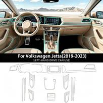 For Volkswagen VW Jetta 2019-2023 Car Center Screen GPS Navigation Interior TPU Transparent Protective Film Anti-scratch StickerGood product Left hand drive