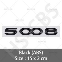 3D ABS 408 4008 508 5008 508L raidės emblema GT galinė BVGD5 bagažinės emblema logotipas Peugeot 408 508 4008 5008 508L automobilių stiliaus priedai R7T