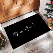 Soft Crystal Velvet Floor Rug,Travis Scott Anti Slip Decorative Carpet, Plush Area Mat For Indoor Home Decoration 50cmx80cm