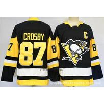 Pittsburgh Penguins ledo ritulio marškinėliai 87 Crosby Malkin Retro stiliaus medvilnės mišinio treniruočių uniforma vyrams XXXL Chest 60cm