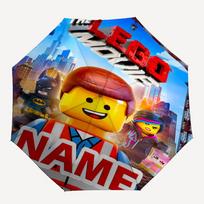 Personalized Name L-Lego Print Umbrella - Automatic Open/Close, Eight-Rib Durable Frame, Automatic Folding Umbrella Three-fold umbrella
