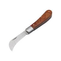 Garden Grafting Knife Stainless Steel Mushroom Electrician Folding Pocket Knife EDC Hand Tools Wooden Handle Camping Gadgets