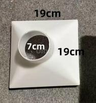 1PC Stainless steel square funnel large big diameter hopper rectangular kitchen funnels industrial wine liquid filling hoppers white