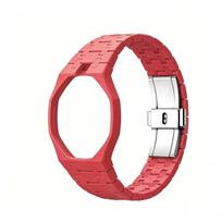 Advanced For Swatch X AP Royal Pop Ceramic Conversion Kit Bioceramic Case Strap Pocket To Wristwatch For Royal Pop&Excluding Watches raudona