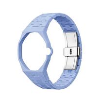 Advanced For Swatch X AP Royal Pop Ceramic Conversion Kit Bioceramic Case Strap Pocket To Wristwatch For Royal Pop&Excluding Watches white